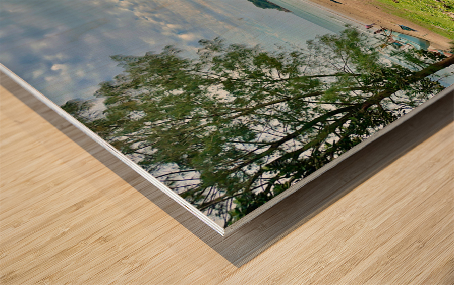 Stand Alone by the Sea Impression sur bois