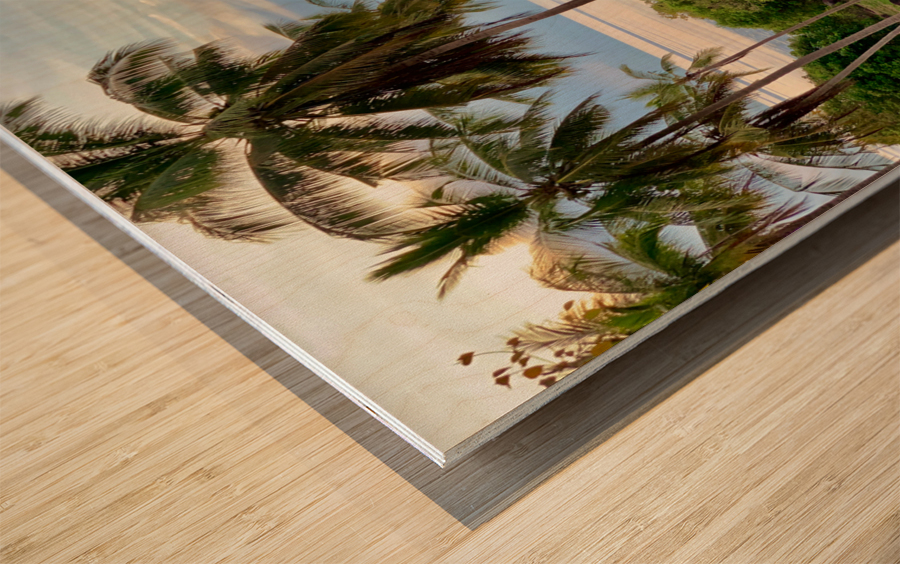 Ocean on the Horizon Wood print