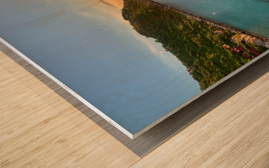 Sunrise Over the Bay 2 Wood print