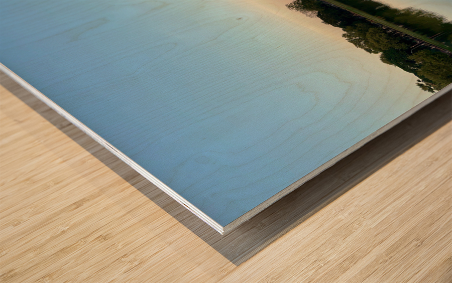 Temple Reflections 2 Wood print