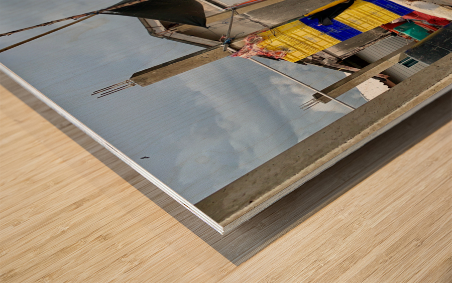 House in Koh Panyee Floating Village Thailand 3 Wood print