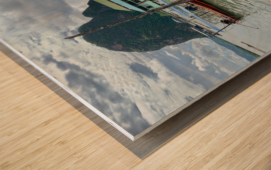 Koh Panyee Floating Village Thailand 2 Wood print