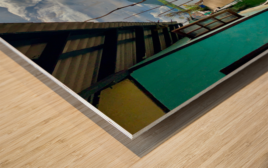 Koh Panyee Floating Village Thailand Wood print