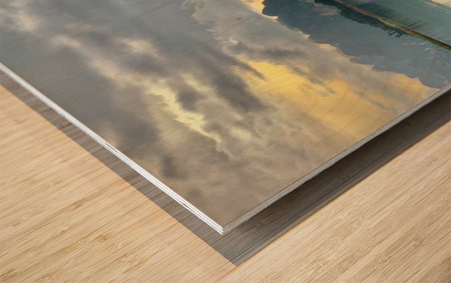 Reflections on the Lake in Khao Sok Thailand 1 Wood print