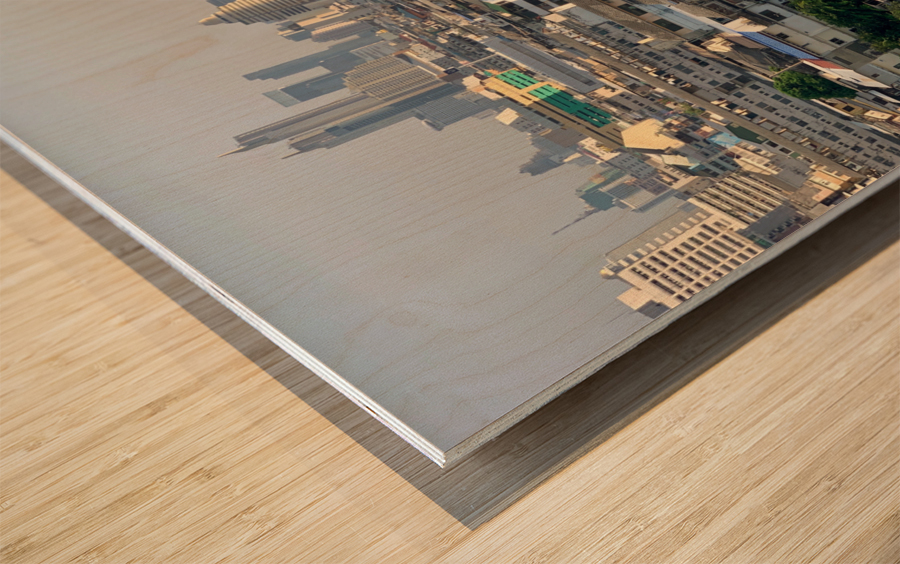 Overview of Bangkok 3 Wood print