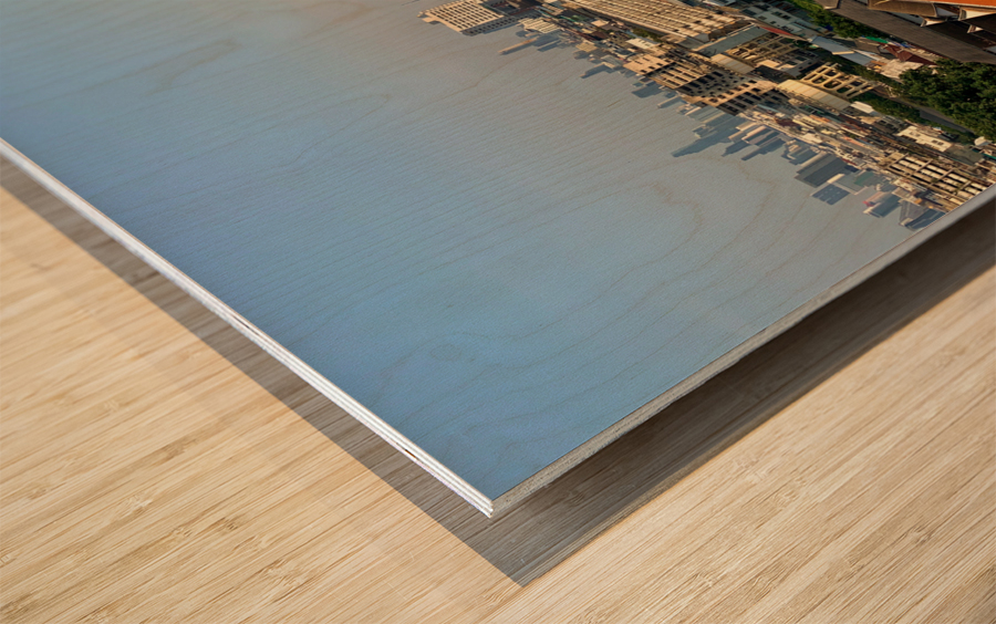 Overview of Bangkok 2 Wood print