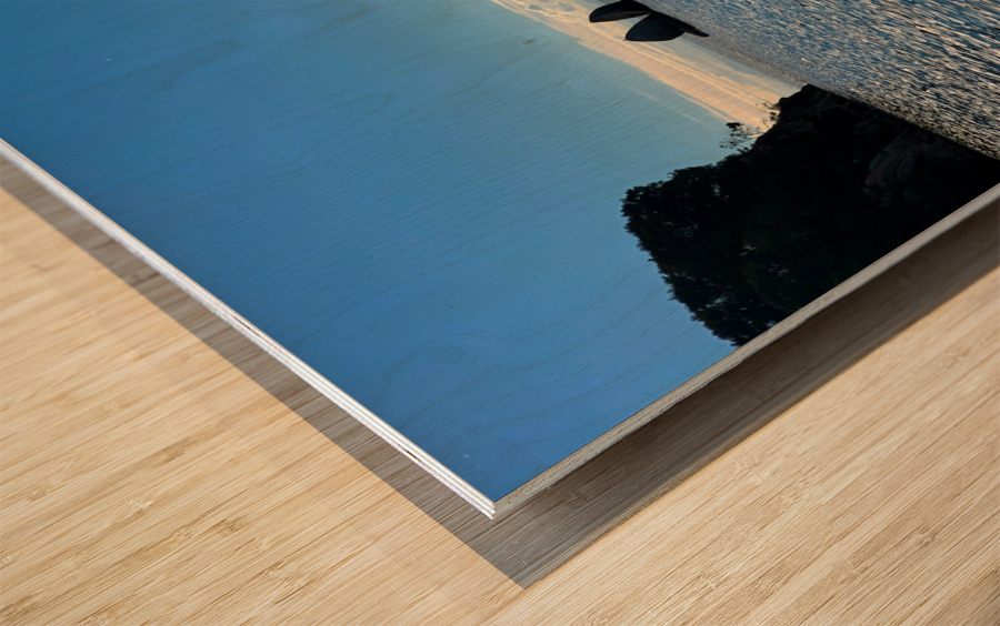 Split Apple Rock New Zealand 3 Wood print