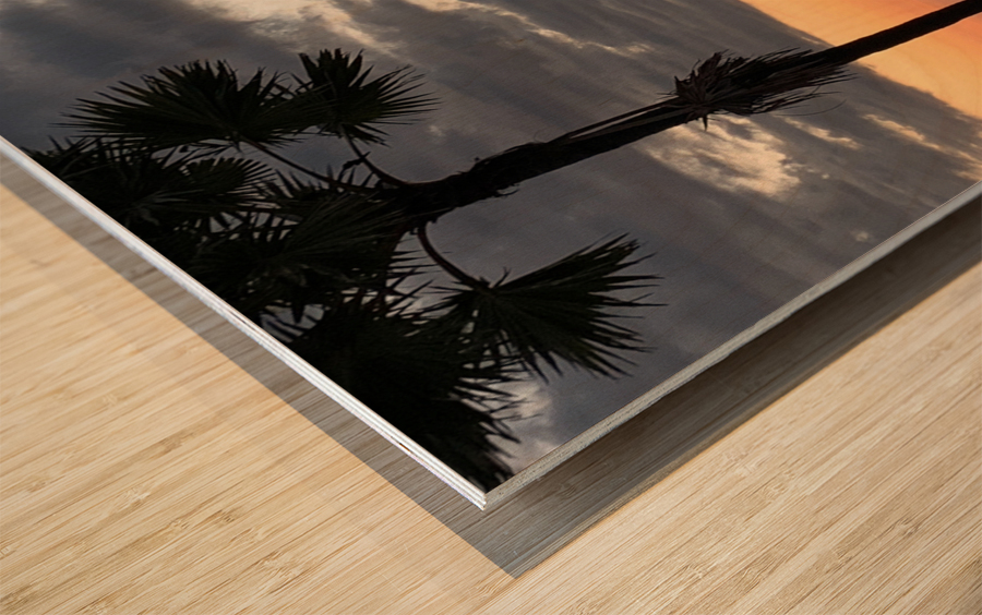 Volcano Far Ahead 1 Wood print