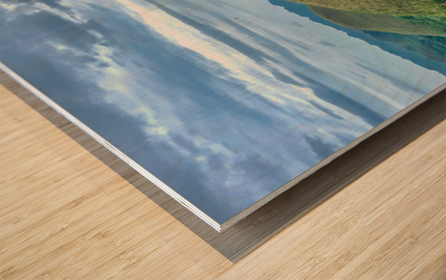 Mint Chocolate Hills Bohol Philippines Wood print