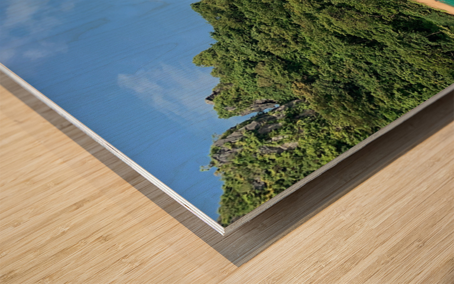 Little Beach Near Palawan Wood print