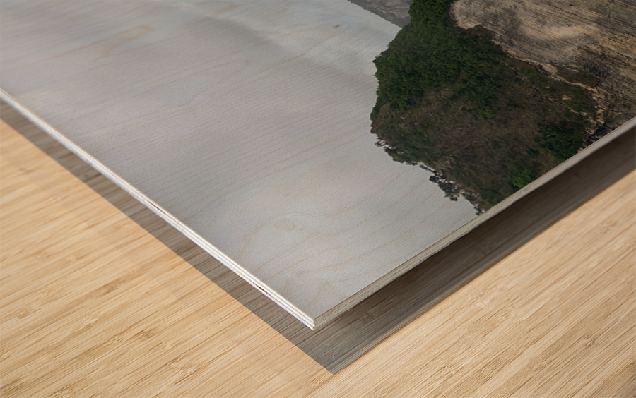 The Cliff 2 Wood print