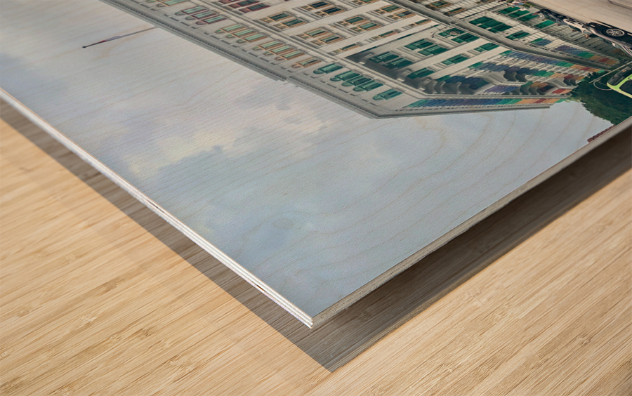 Singapore City Life Wood print