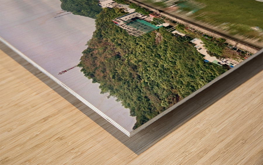 Cat Ba Lake Vietnam Wood print