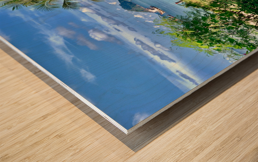 Koh Nang Yuan and Motorbike Wood print