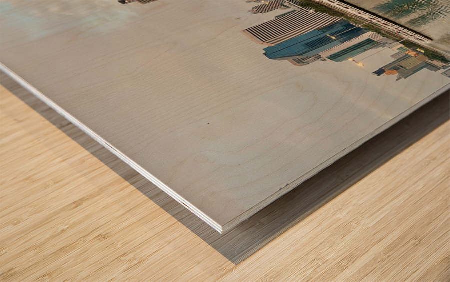 Benchakitti Park Bangkok Wood print