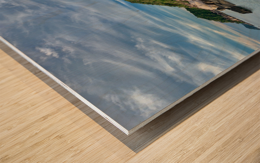 Koh Tao Coast Wood print