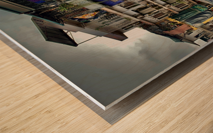 Vietnam Neighbourghood Wood print