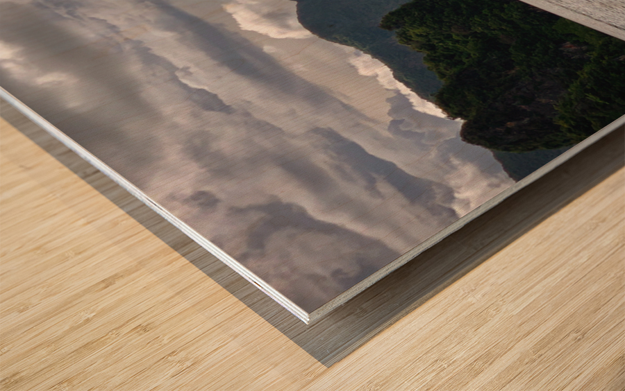 Amazing Scenery on the Sea Wood print