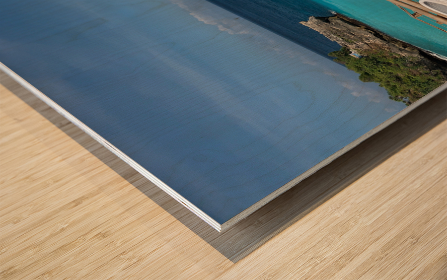 Teluk Luah Bay Nusa Lembongan Indonesia Wood print