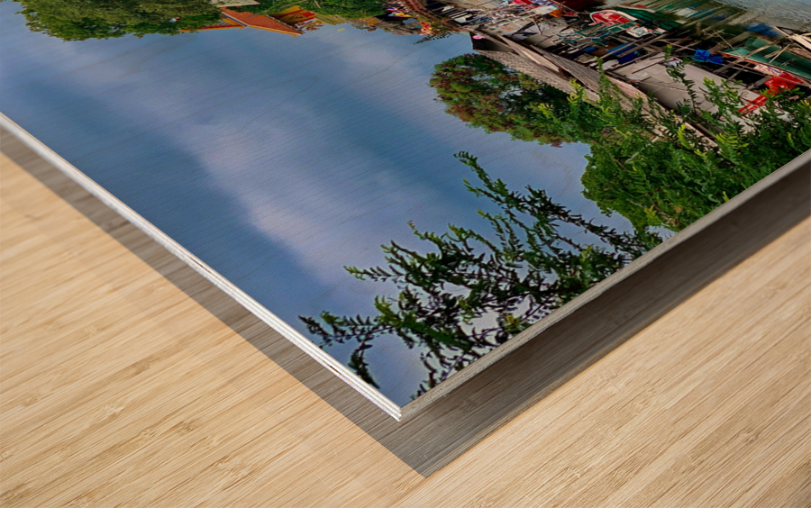 River in Hua Hin Thailand Wood print