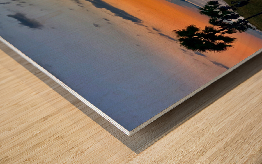 Sunset Over the Flores Sea Indonesia 6 Wood print