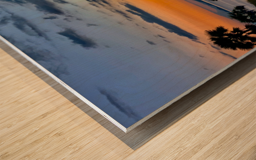 Sunset Over the Flores Sea Indonesia 5 Wood print