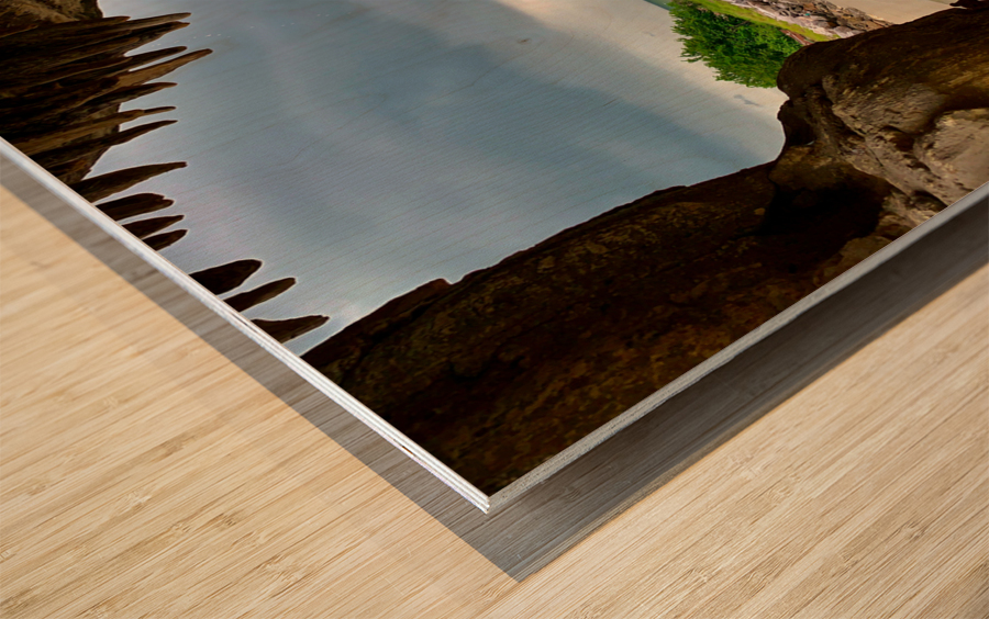 View from Wat Tham Khao Tao Hua Hin Thailand 1 Wood print