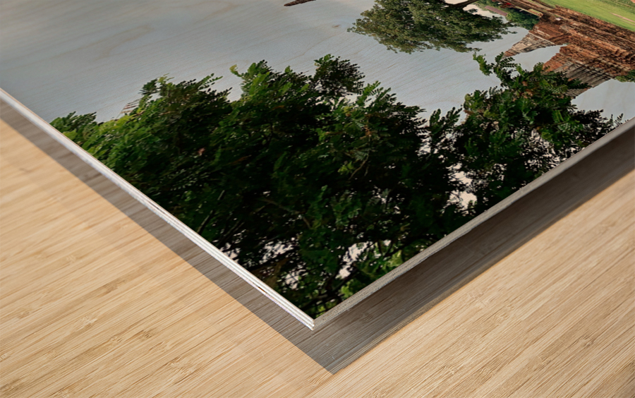 Ayutthaya Historical Park Temples 2 Wood print