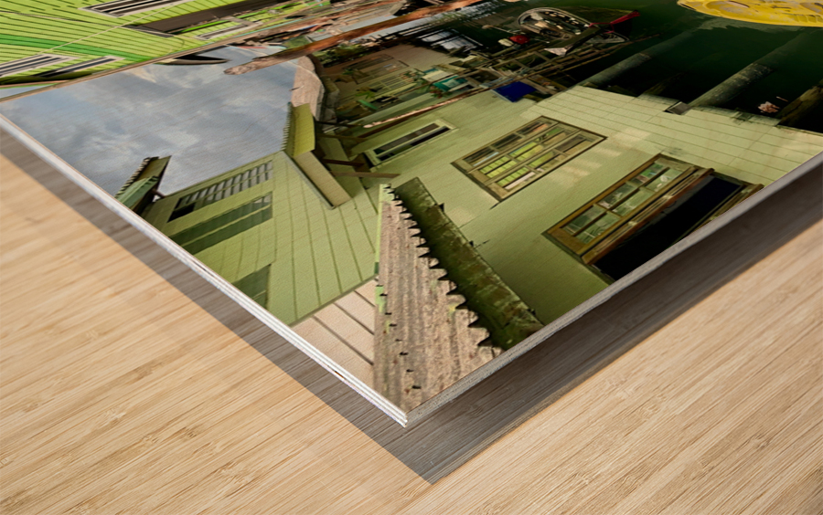 Koh Panyee Island Village Thailand Wood print