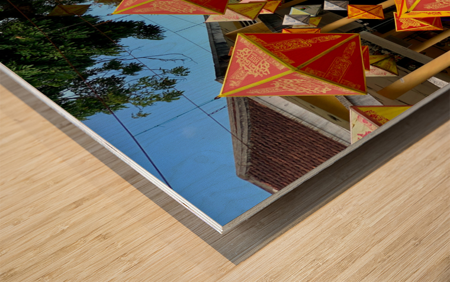 Vietnamese Lanterns Impression sur bois