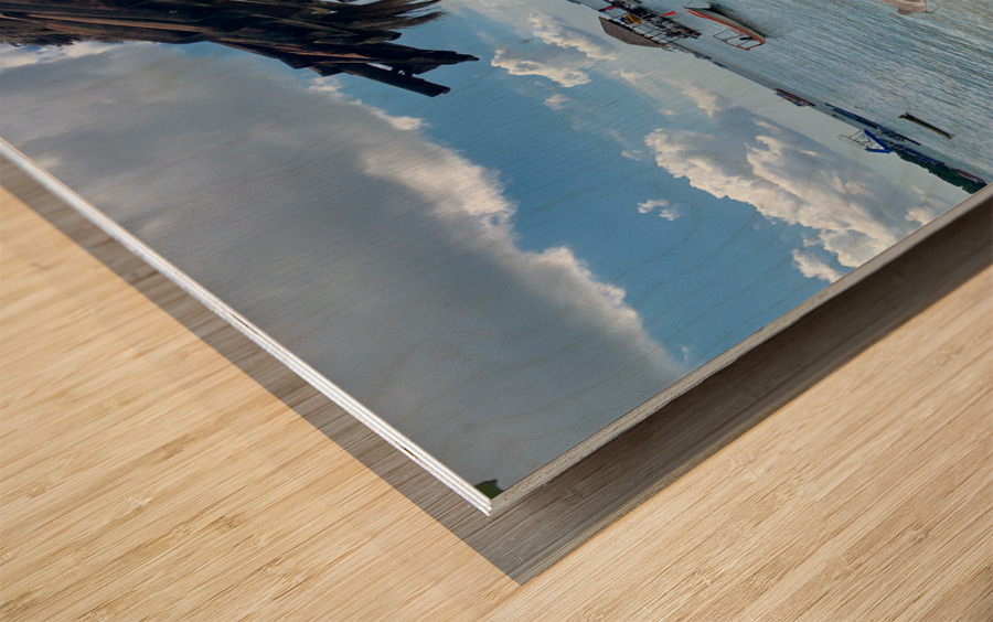 Walk down to the Ocean Wood print