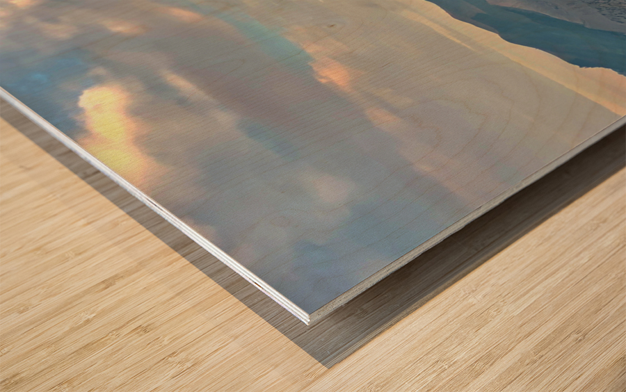 Mount Bromo at Sunset Indonesia Wood print