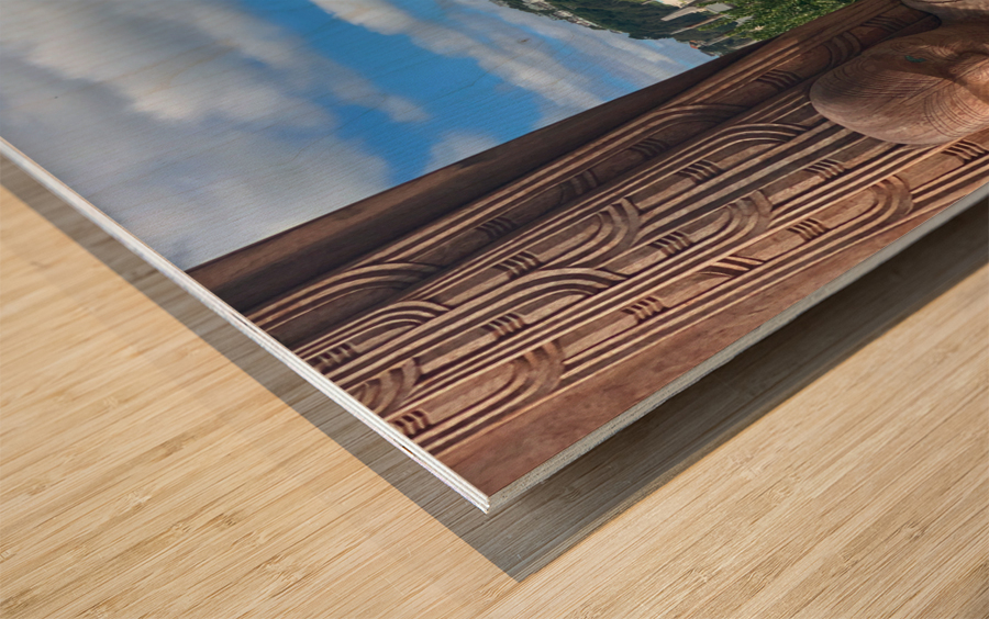 View of Chiang Mai Thailand Wood print