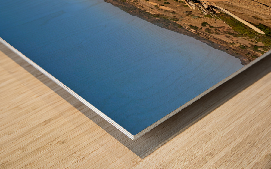 Old Farm Wagon Wood print