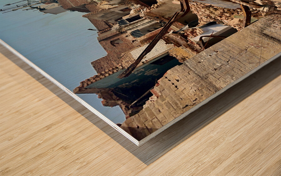 Home demolition Impression sur bois