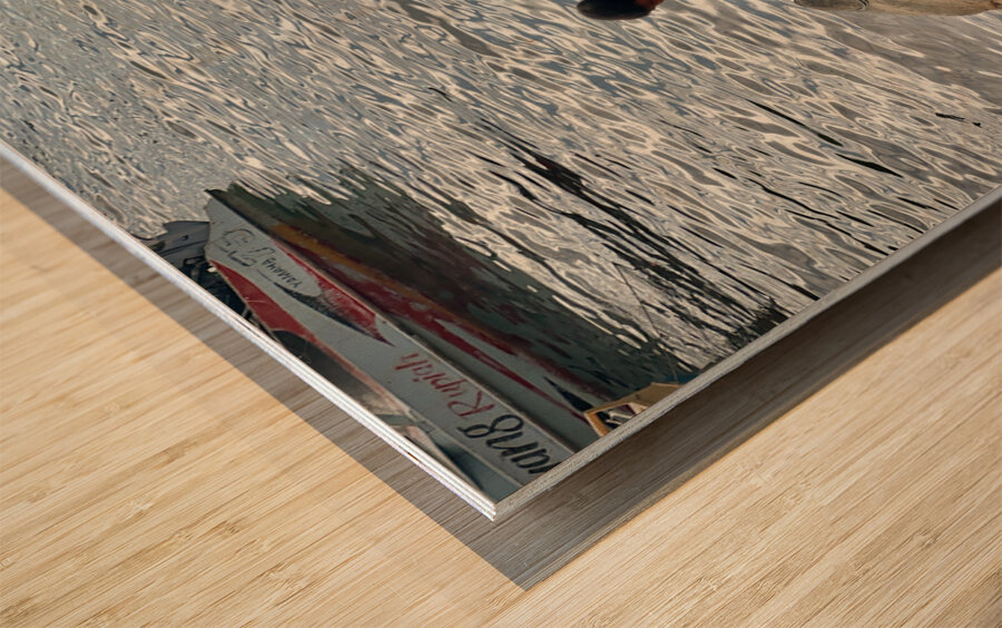 Secure the Boat Wood print