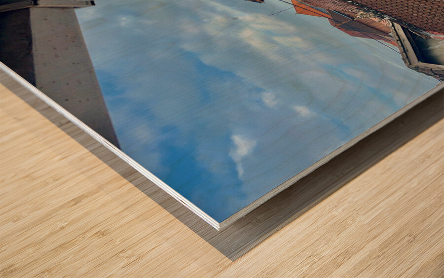 Window on Bali Wood print