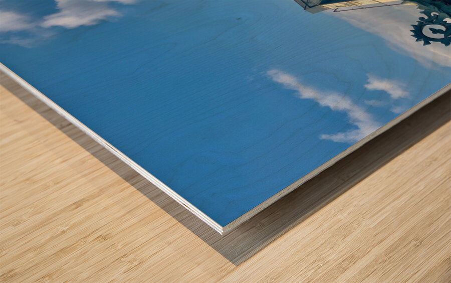 Vietnamese Pagoda Wood print