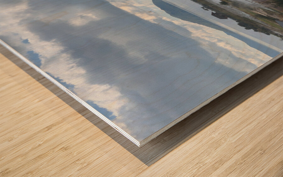 Rotorua City New Zealand Wood print