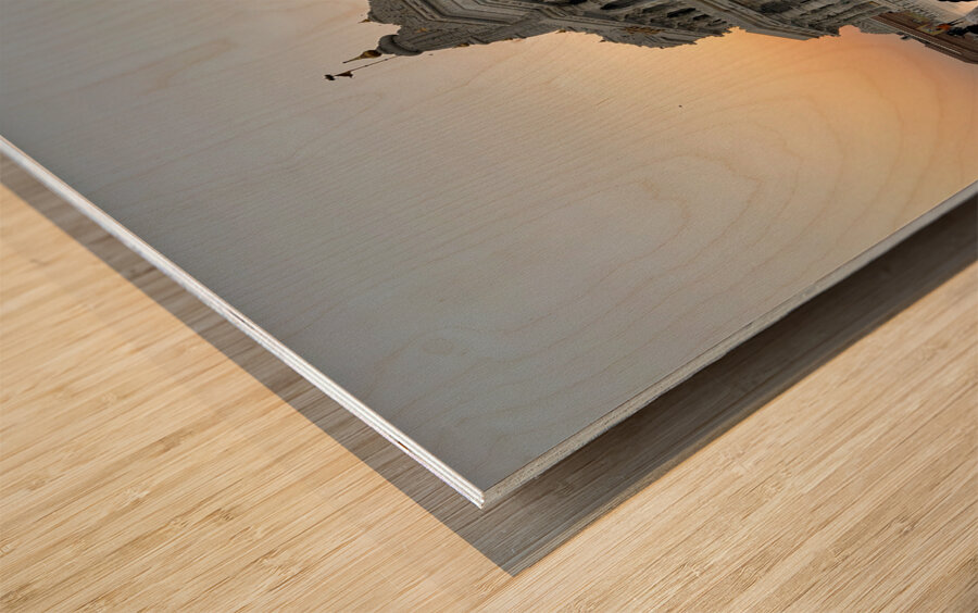 Prem Mandir Vrindavan 2 Wood print