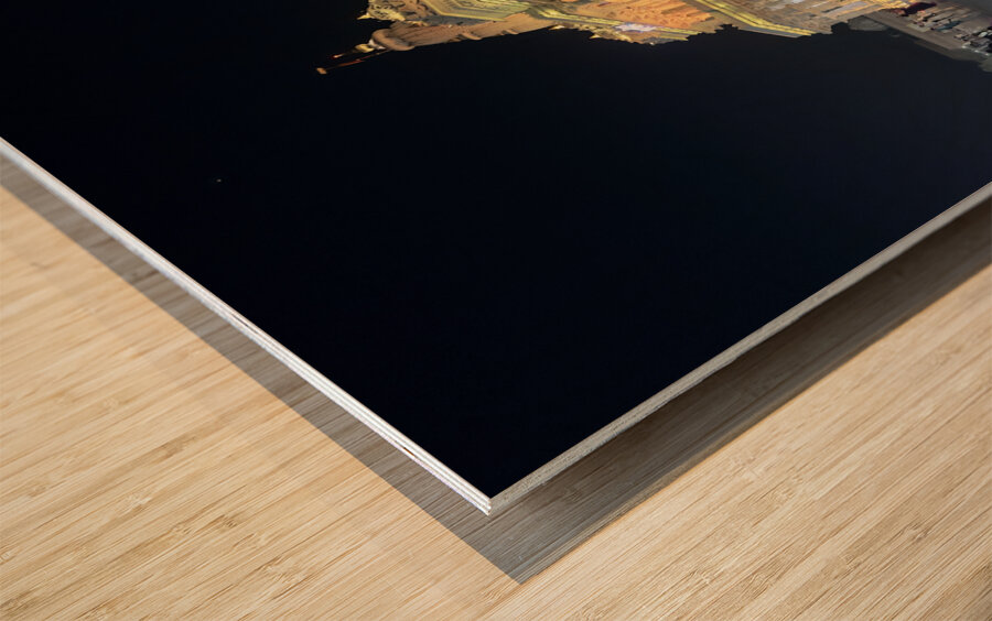 Prem Mandir Vrindavan 7 Wood print