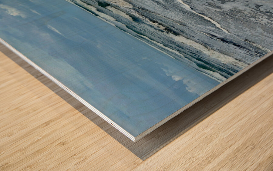 Ocean Patterns Wood print