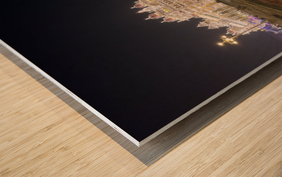 Mysore Palace at Night 1 Wood print