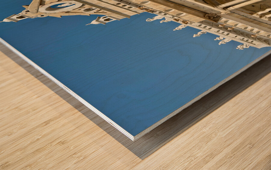 Vrindavan Temple Wood print