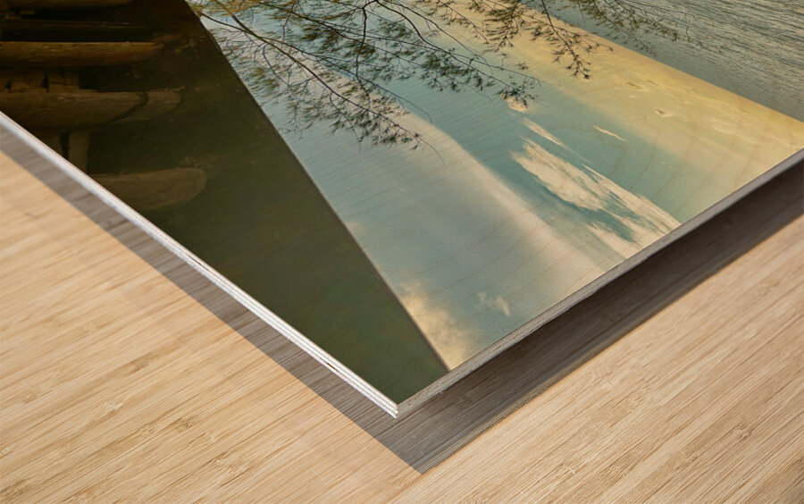 From the Balcony in Miri 1 Wood print