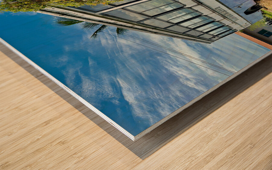 Abandoned City Bus Sandakan Wood print