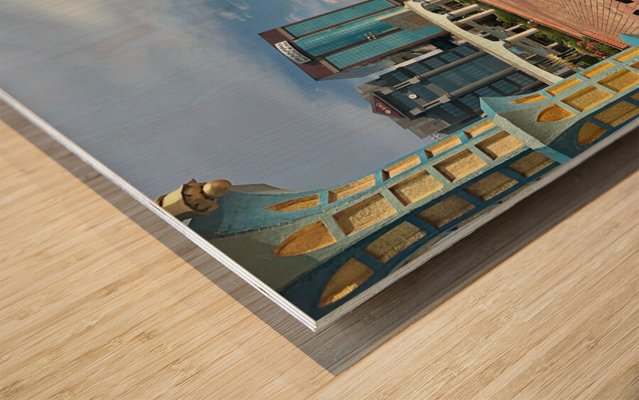 Bandar Seri Begawan City Center Brunei Wood print