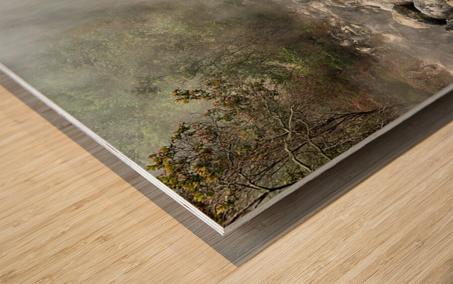 Cibuni Rengganis Crater Java Indonesia 4 Wood print