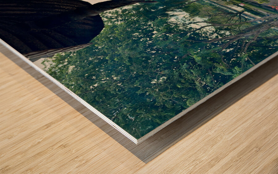 Burning Incense Kuching Borneo Wood print