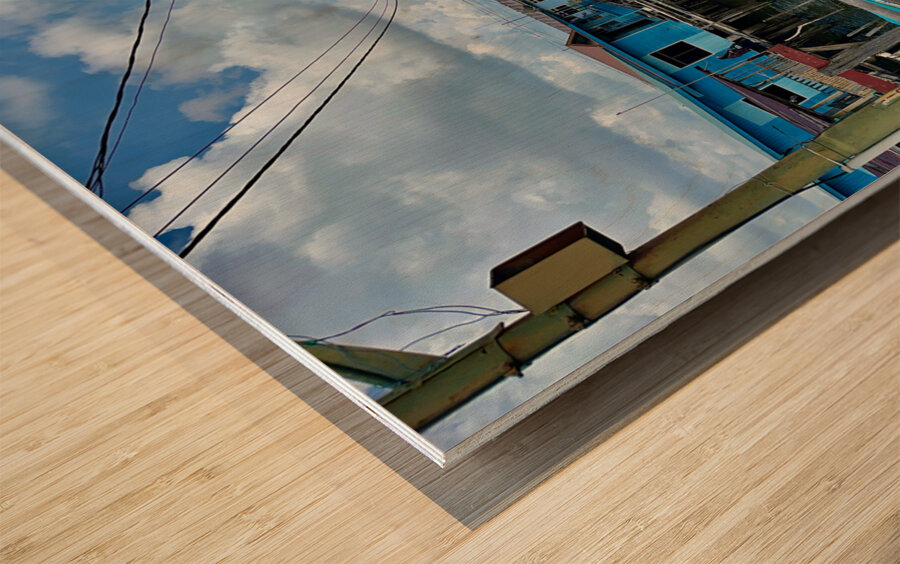 Kampong Ayer Floating Village Brunei 4 Wood print